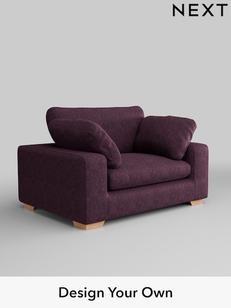 Plush Chenille/Dark Plum Purple N Premium The Snuggle Grand (W44657) | £1,599