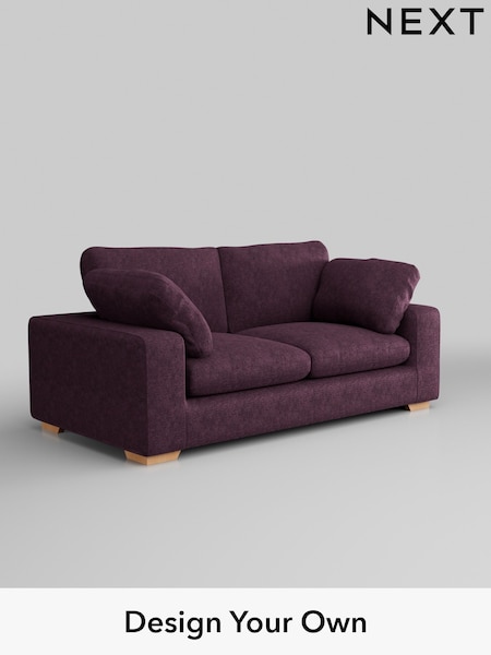 Plush Chenille/Dark Plum Purple N Premium The Snuggle Grand (W44657) | £1,799