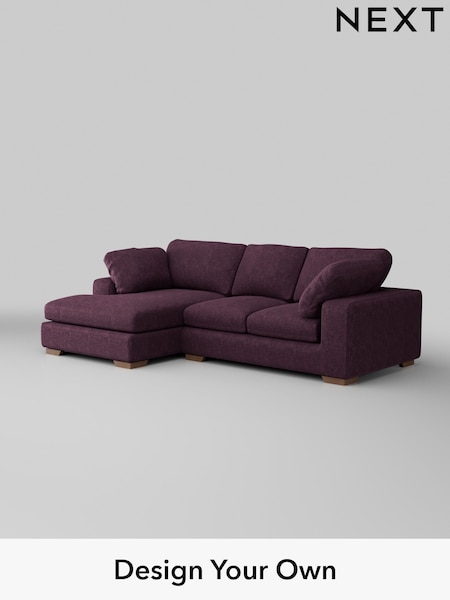 Plush Chenille/Dark Plum Purple N Premium The Snuggle Grand (W44657) | £2,575