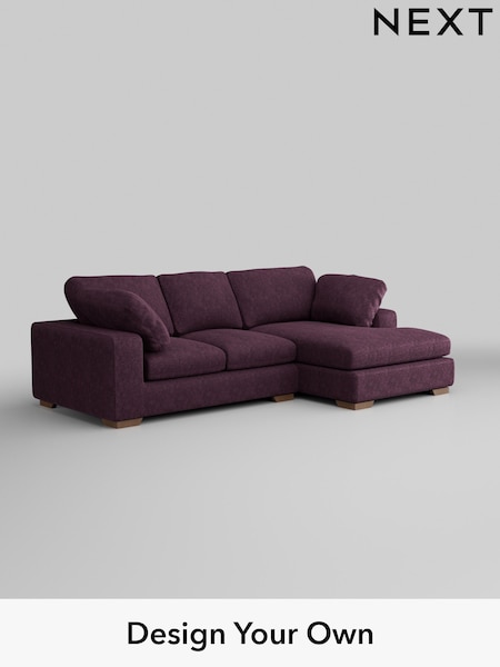 Plush Chenille/Dark Plum Purple N Premium The Snuggle Grand (W44657) | £2,575