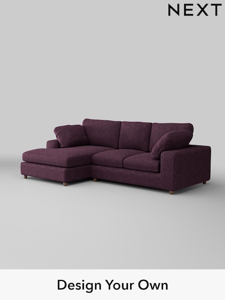 Plush Chenille/Dark Plum Purple N Premium The Snuggle Grand (W44657) | £2,675