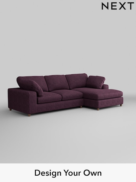 Plush Chenille/Dark Plum Purple N Premium The Snuggle Grand (W44657) | £2,675