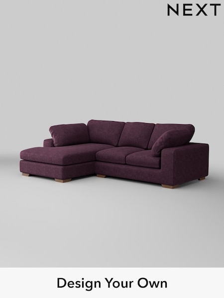 Plush Chenille/Dark Plum Purple N Premium The Snuggle Grand (W44657) | £2,650