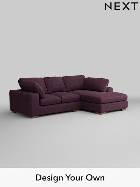 Plush Chenille/Dark Plum Purple N Premium The Snuggle Grand (W44657) | £2,650