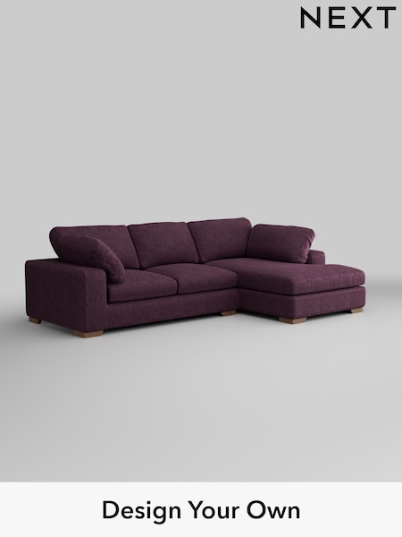 Plush Chenille/Dark Plum Purple N Premium The Snuggle Grand (W44657) | £2,750