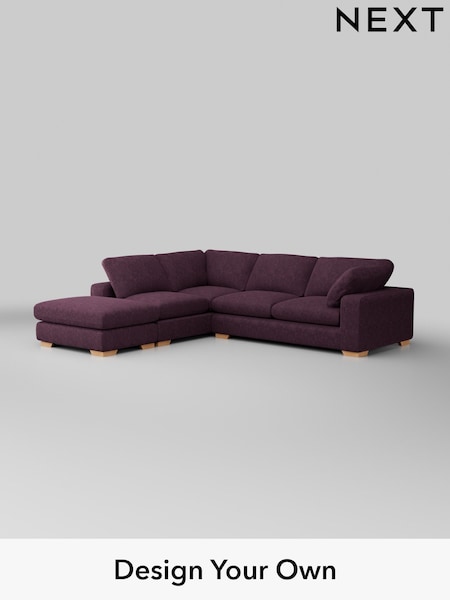 Plush Chenille/Dark Plum Purple N Premium The Snuggle Grand (W44657) | £3,499