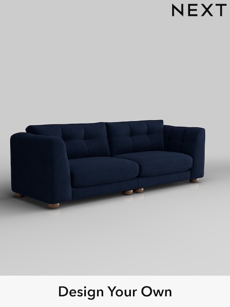 Luxe Chenille/Navy Blue Jasmine (W44663) | £1,675