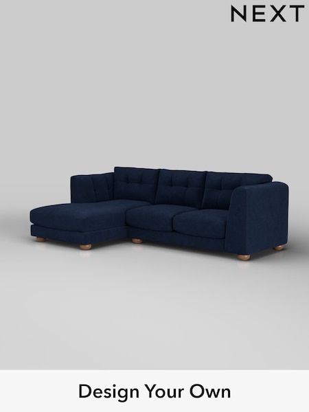 Luxe Chenille/Navy Blue Jasmine (W44663) | £2,175