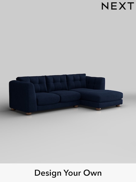 Luxe Chenille/Navy Blue Jasmine (W44663) | £2,175