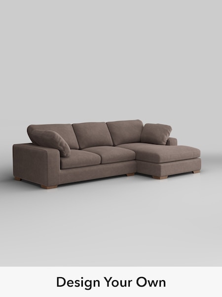 Luxe Chenille/Mink Brown N Premium The Snuggle Grand (W44664) | £2,775