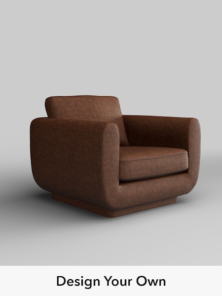 Monza Faux Leather Easy Clean/Chestnut Brown N Premium Pia (W44666) | £1,025