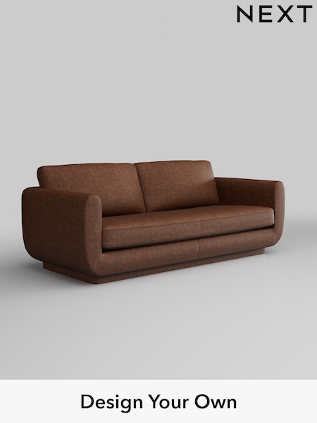 Monza Faux Leather Easy Clean/Chestnut Brown N Premium Pia (W44666) | £1,525