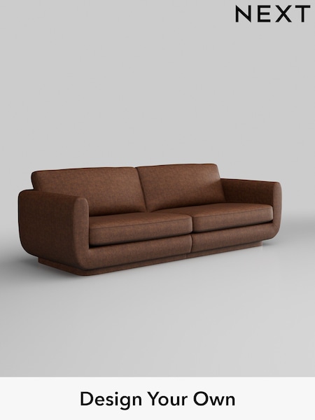 Monza Faux Leather Easy Clean/Chestnut Brown N Premium Pia (W44666) | £1,625