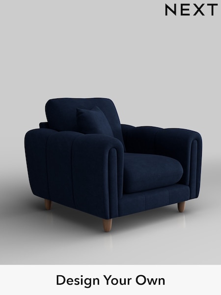 Luxe Chenille/Navy Blue Odella (W44669) | £975