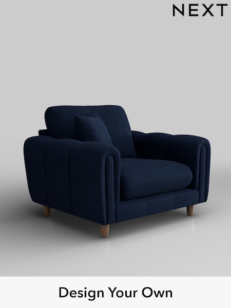 Luxe Chenille/Navy Blue Odella (W44669) | £1,075