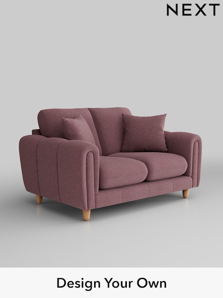 Fine Chenille Easy Clean/Mid Mulberry Purple Odella (W44676) | £1,175
