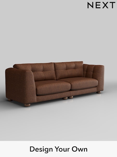 Monza Faux Leather Easy Clean/Chestnut Brown Jasmine (W44681) | £1,575