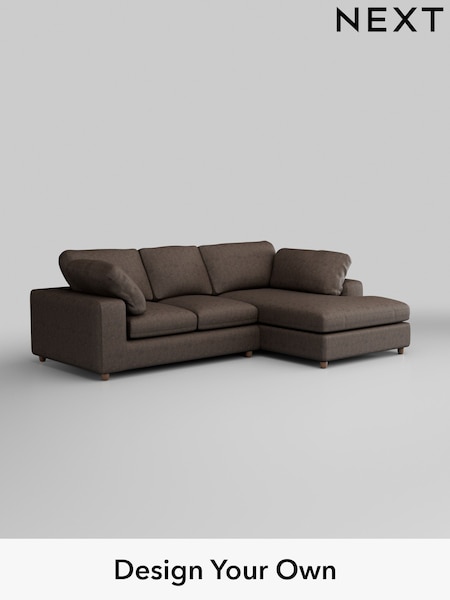 Monza Faux Leather Easy Clean/Peppercorn Brown N Premium The Snuggle Grand (W44682) | £2,650