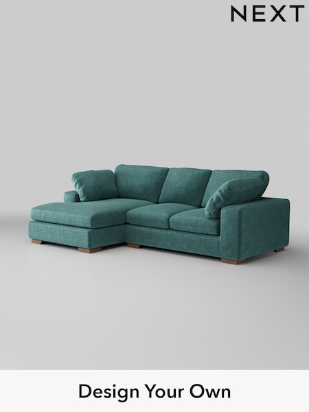Plush Chenille/Dark Teal Green N Premium The Snuggle Grand (W44683) | £2,575