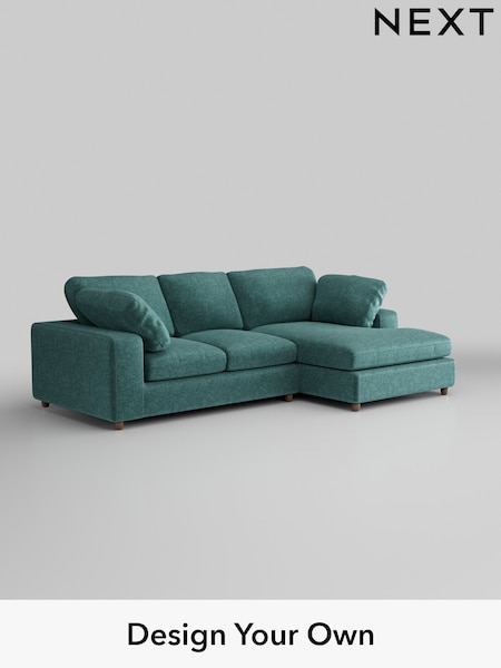 Plush Chenille/Dark Teal Green N Premium The Snuggle Grand (W44683) | £2,575
