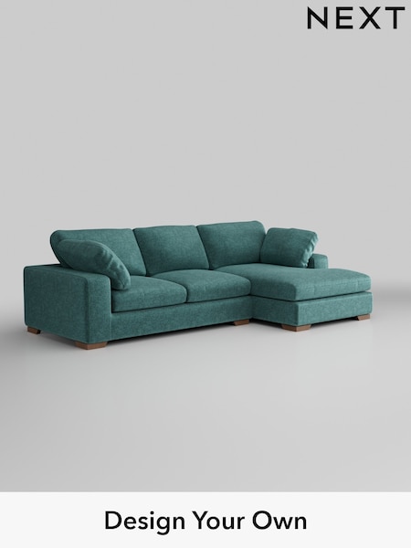 Plush Chenille/Dark Teal Green N Premium The Snuggle Grand (W44683) | £2,675