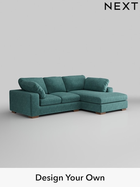 Plush Chenille/Dark Teal Green N Premium The Snuggle Grand (W44683) | £2,650
