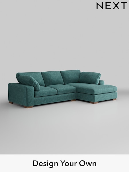 Plush Chenille/Dark Teal Green N Premium The Snuggle Grand (W44683) | £2,750