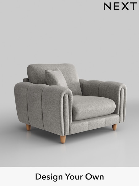 Plush Chenille/Light Grey Odella (W44684) | £975