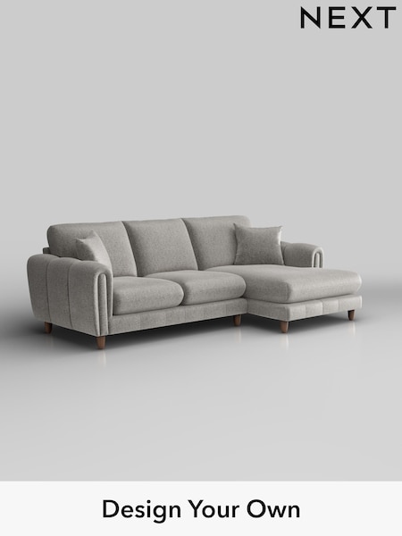 Plush Chenille/Light Grey Odella (W44684) | £1,950