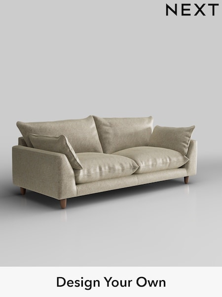 Plush Chenille/Light Natural Noa Deep Relaxed Sit (W44689) | £1,275
