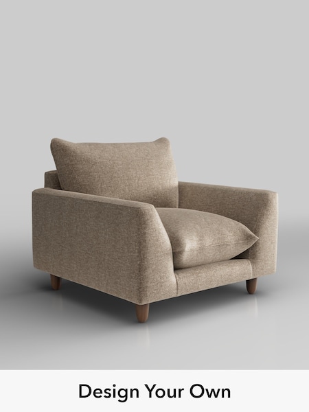 Plush Chenille/Mid Natural Noa Deep Relaxed Sit (W44692) | £875