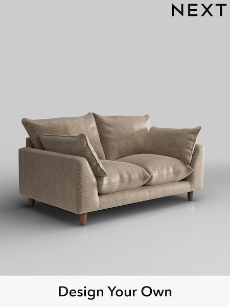 Plush Chenille/Mid Natural Noa Deep Relaxed Sit (W44692) | £1,075