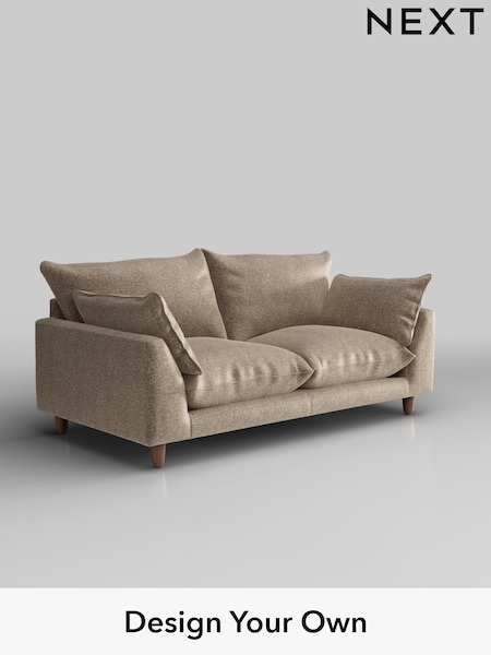 Plush Chenille/Mid Natural Noa Deep Relaxed Sit (W44692) | £1,175
