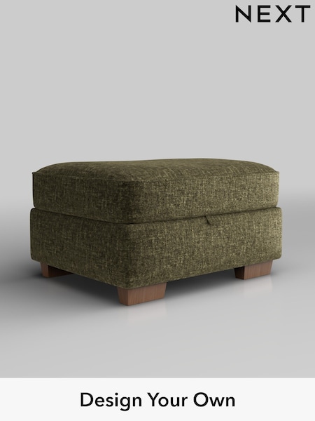 Plush Chenille/Moss Green Hayden Buttoned Back (W44696) | £499