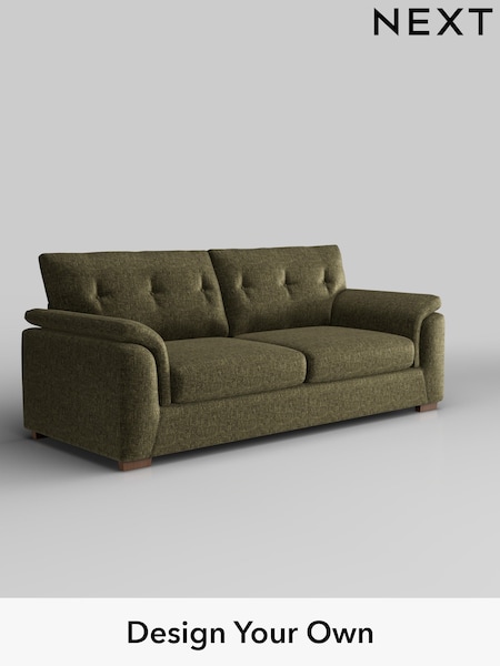 Plush Chenille/Moss Green Hayden Buttoned Back (W44696) | £1,325