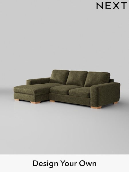 Plush Chenille/Moss Green Houghton Deep Sit (W44697) | £2,050