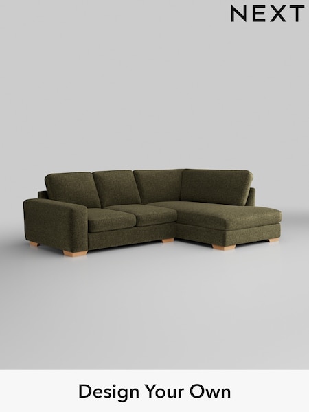 Plush Chenille/Moss Green Houghton Deep Sit (W44697) | £2,099