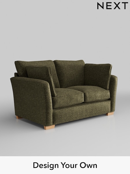 Plush Chenille/Moss Green Heath Highback (W44698) | £1,025