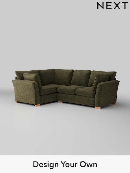 Plush Chenille/Moss Green Heath Highback (W44698) | £2,050