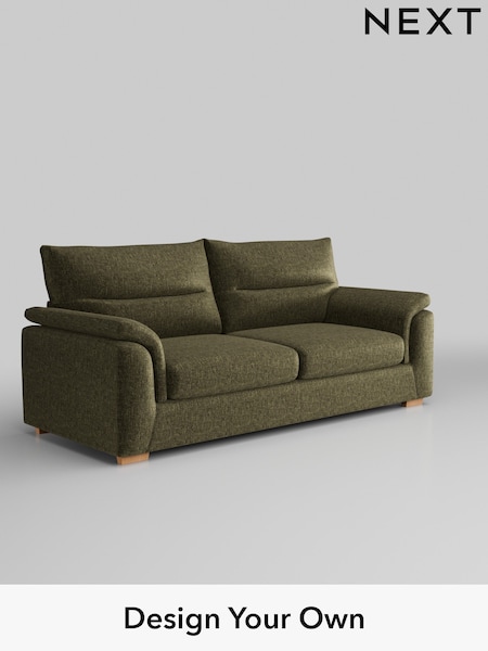 Plush Chenille/Moss Green Hayden Highback (W44707) | £1,325