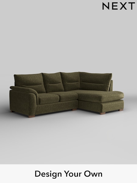 Plush Chenille/Moss Green Hayden Highback (W44707) | £1,825