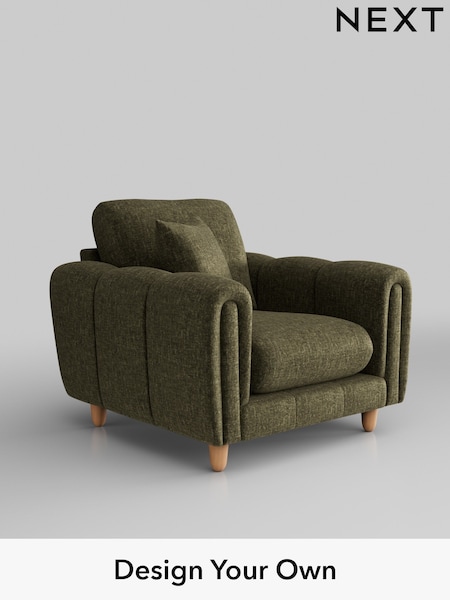 Plush Chenille/Moss Green Odella (W44709) | £875