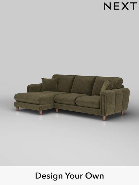 Plush Chenille/Moss Green Odella (W44709) | £1,950