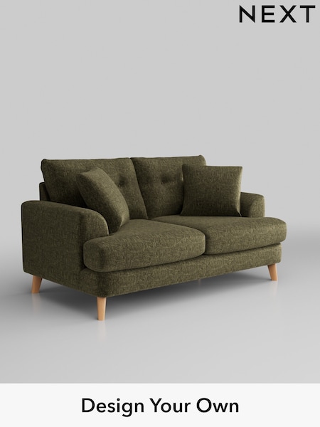 Plush Chenille/Moss Green Parker Buttoned Back (W44710) | £1,325