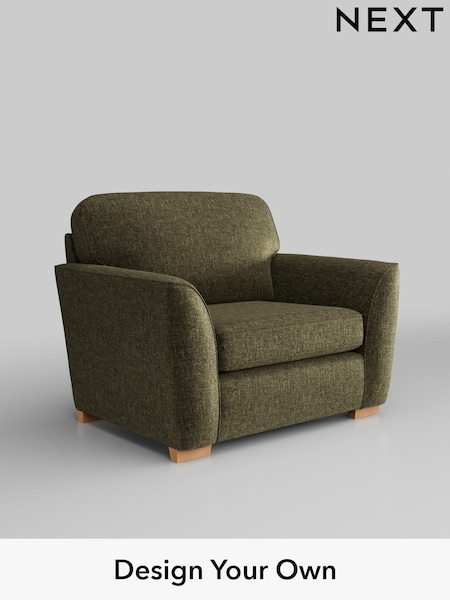 Plush Chenille/Moss Green Malvern (W44711) | £725