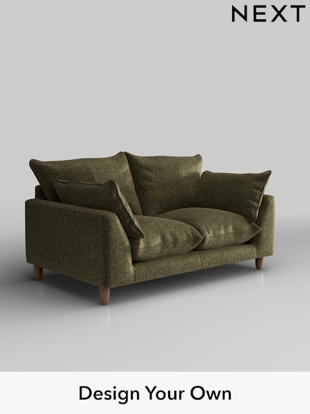 Plush Chenille/Moss Green Noa Deep Relaxed Sit (W44714) | £1,075