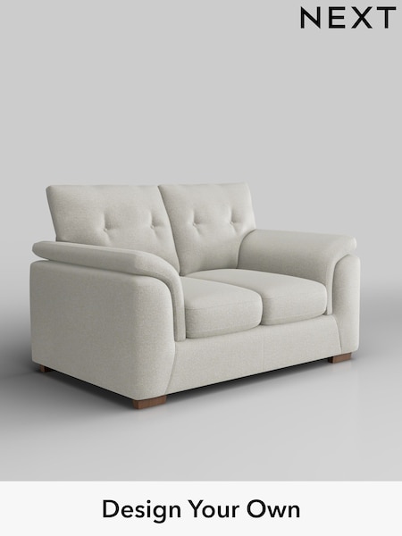 Plush Chenille/Oyster Hayden Buttoned Back (W44716) | £1,025