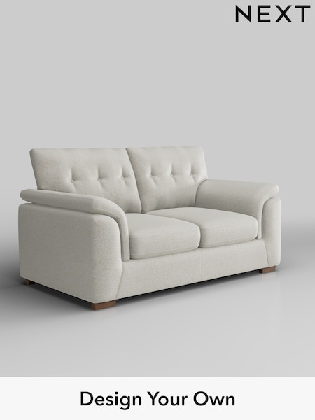 Plush Chenille/Oyster Hayden Buttoned Back (W44716) | £1,125