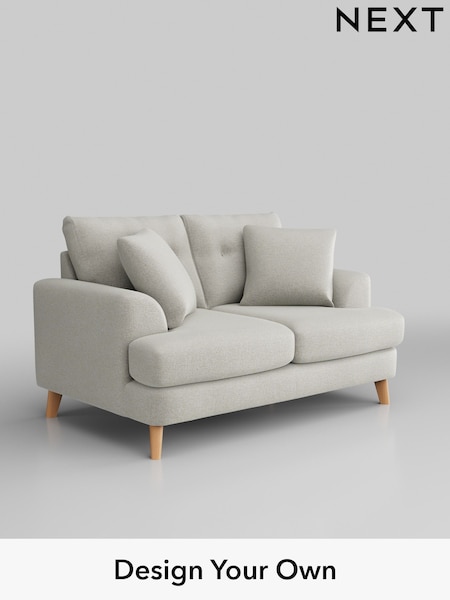 Plush Chenille/Oyster Parker Buttoned Back (W44719) | £1,225