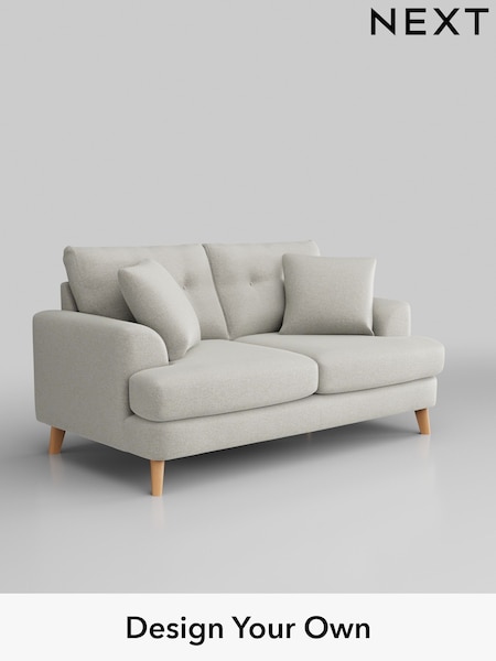 Plush Chenille/Oyster Parker Buttoned Back (W44719) | £1,325